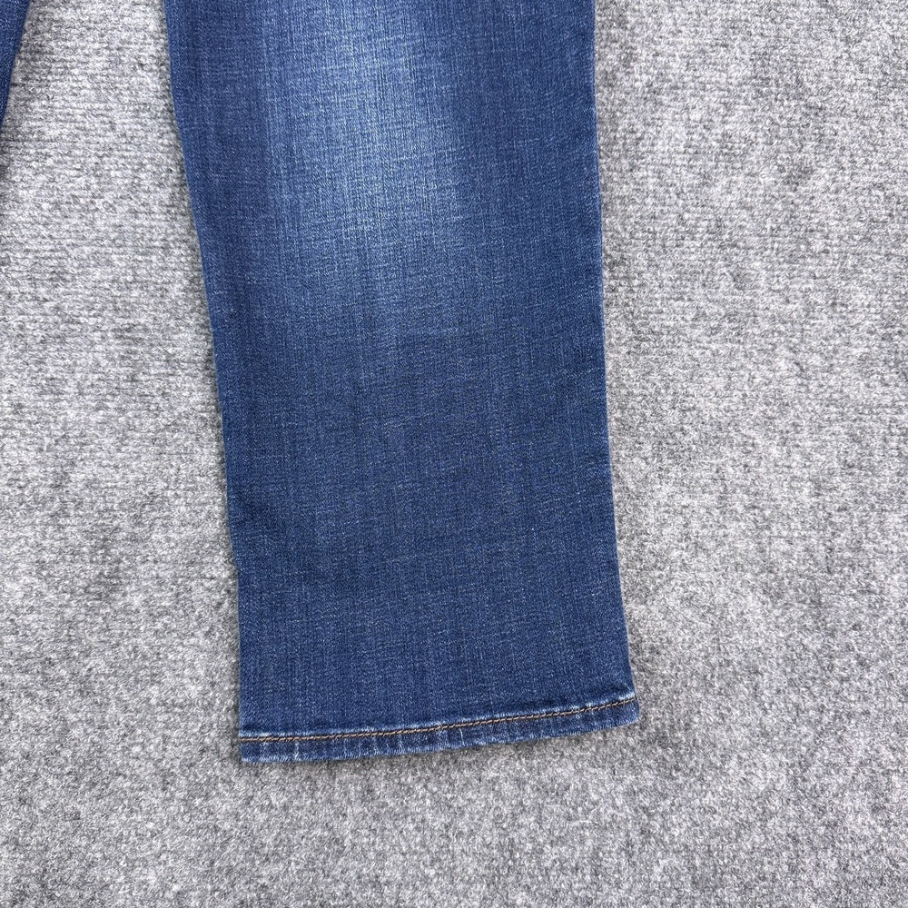 Chicos So Slimming Girlfriend Slim Leg Crop Jean US Size 14P 2.5P Mid Rise Denim - Picture 9 of 16